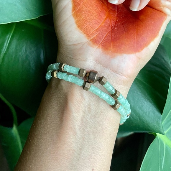 Gemstone bracelet set - Picture 4 of 6